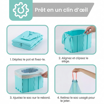 Potibou™ - Toilette portable