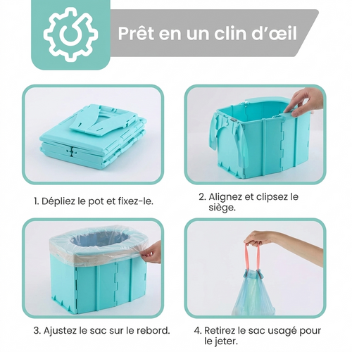 Potibou™ - Toilette portable